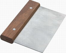 Špachtle, Karta INOX dřevěná rukojeť 15 cm pevná
